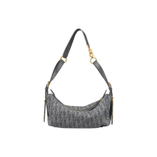 DIOR D Journey Коровья кожа Сумка через плечо Маленькая Женская Серый