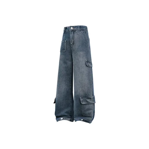 EVBD Светло-синие унисекс джинсы