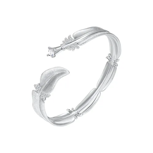 ZEGL Медный покрытие белым золотом Браслеты Женские