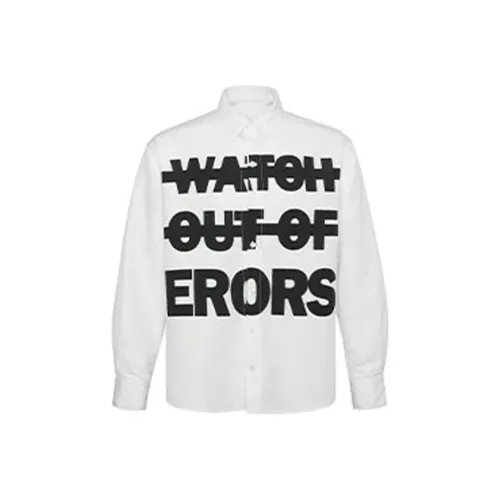 QEWBG Белый Унисекс Рубашки