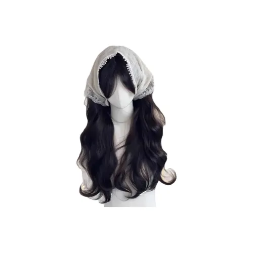 MUNINGFEI Корейский стиль Шерстяной кудрявый Длинные кудрявые волосы Рябь Женская парик Высокотемпературная пряжа