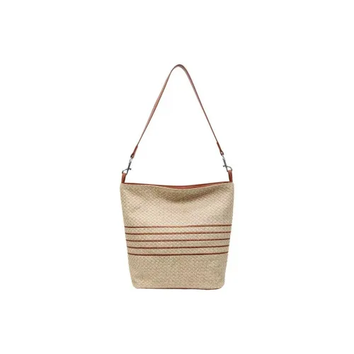 RKM Плетеные соломенные сумки через плечо сумка на плечо обычная женская хаки синие полосы