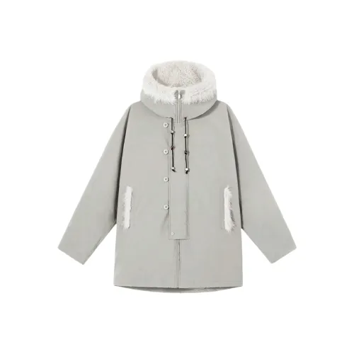 ONE PASS STUDIO Хлопковый пуховик женский