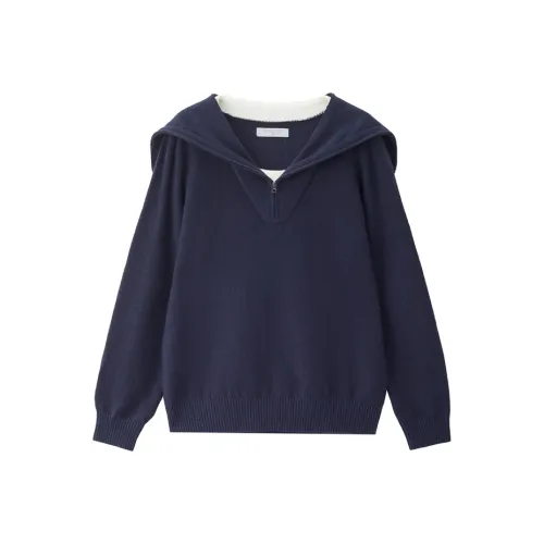 Giordano 64 Королевский Синий Женский Трикотаж