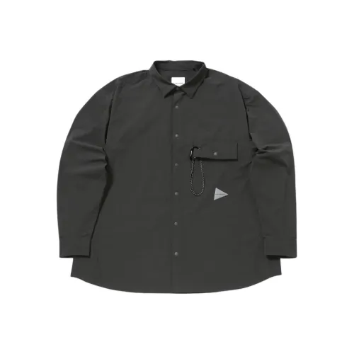 And Wander FW25 Свет W Cloth Рубашка Унисекс