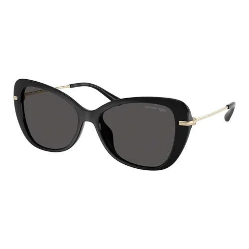 MICHAEL KORS Ромб Волокно Бабочка Солнцезащитные очки Женские Черный