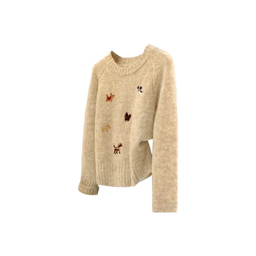 Cypress House Овсяные Женские Свитера