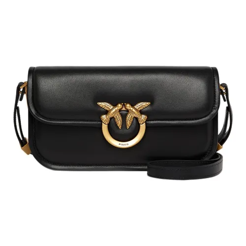 PINKO Love Bag Sheepskin Сумка через плечо Маленькая Женская Черная