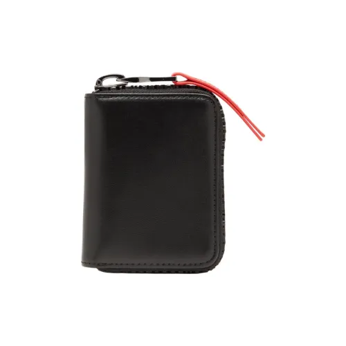 DIESEL Коровья кожа Key Pouch Стандартный Мужской Черный