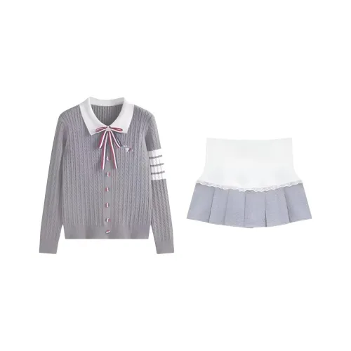 CHARM GLOW Серый Женские Комплекты с Юбкой