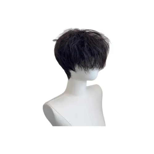 LIANXIANGKE Leslie Кудрявый Перука Мужская Шерстяная Завиток Перука Leslie Кудрявый Повседневная Мужская Перука Набор Высокотемпературная Пряжа