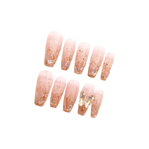 FINGERBOOK Aurora Love Long Pink Gradient Flashing