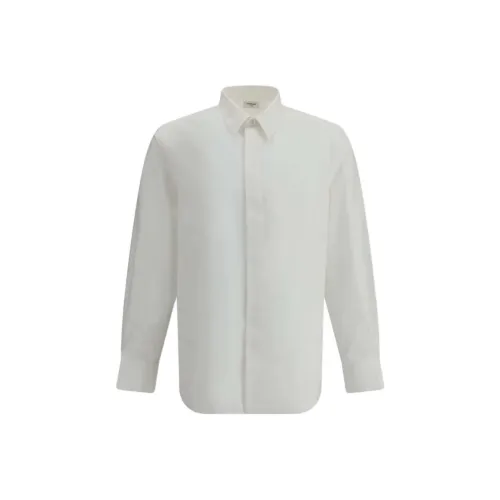 SAINT LAURENT Белые Мужские Рубашки