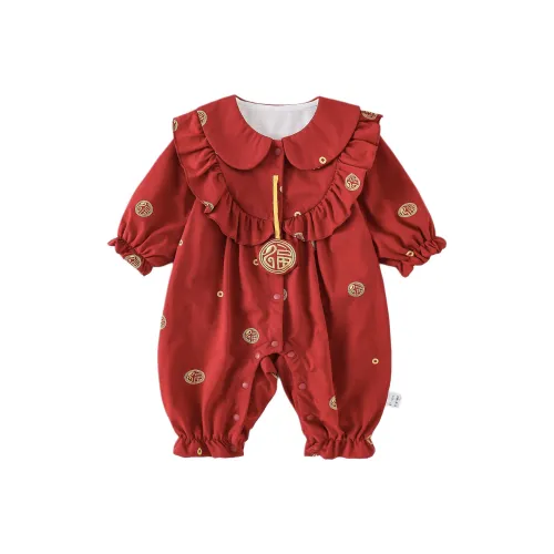 XiaoJinBu Красный Детский Комбинезоны / Ползунки
