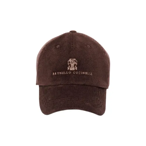 BRUNELLO CUCINELLI Хлопок Кепки Мужской Коричневый