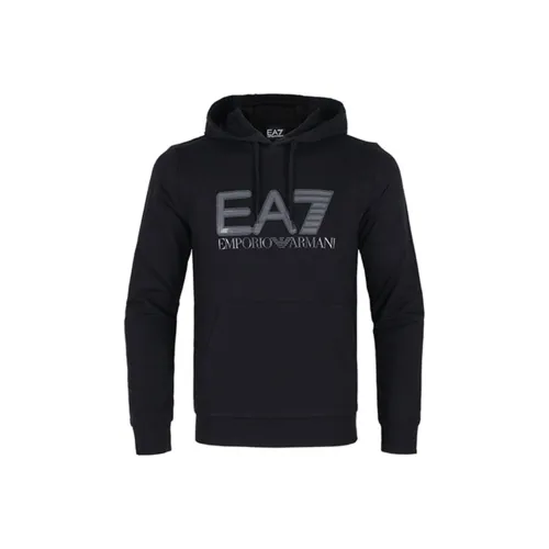 EMPORIO ARMANI EA7 Свитшот Мужской Черный