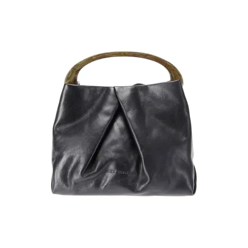 DRIES VAN NOTEN Кожа Тоут Сумка Сумка для покупок Сумка на плечо Сумка обычная Женская Черная