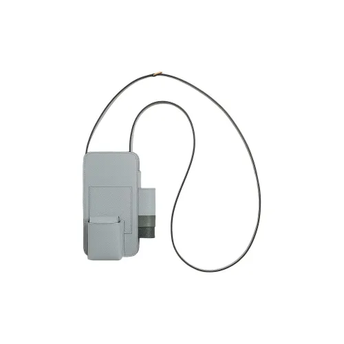 HERMES Hermèsway Epsom Чехол для телефона из телячьей кожи Унисекс Ледниково-синий Миндально-зеленый Мангровый зеленый