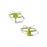 2 шт [Зеленый ракетка + бадминтон]