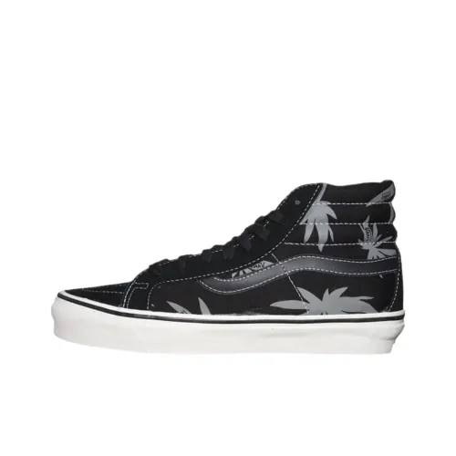 VANS SK8 HI Высокие Кроссовки для Скейтбординга Унисекс Черный Серый