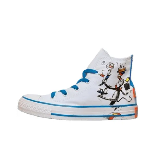 DR. Seuss x Converse Chuck Taylor All Star High Топ KIDS Кеды Белый Подростки