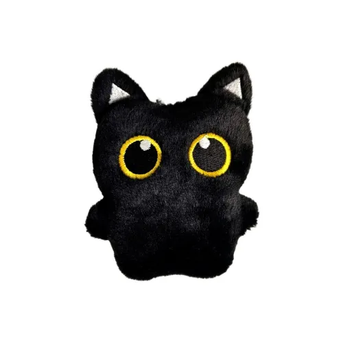 WANGE Черный Кот Плюшевый Брелок 11 см Высота