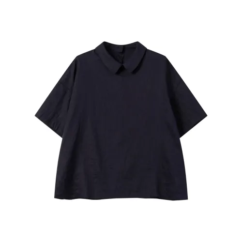 DE Mincollection Темно-синие женские рубашки