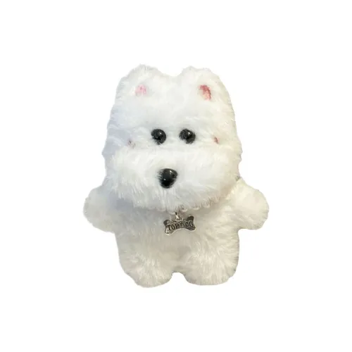ZHICHUANGJIA Милый Вест-хайленд Белый Терьер Щенок Плюшевый Брелок 10,5 см Высота