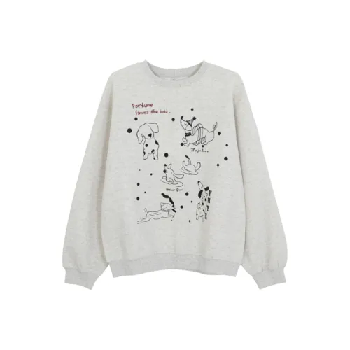 EMDPN Свободный крой корейский стиль Lazy длинный рукав топ женский