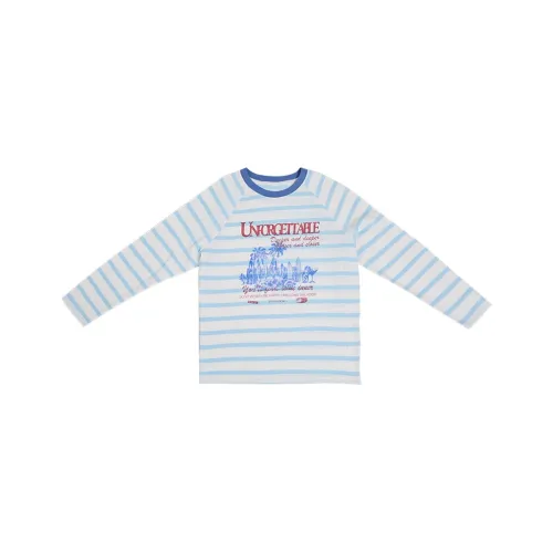DO NOT TAG Синий с Белым Lettering Унисекс T-рубашки