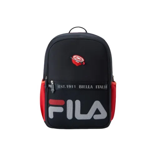 FILA KIDS 600DPU Composite Knit Sole Backpack Regular Kids Fire Red