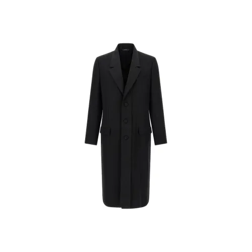 FENDI Мужское черное пальто