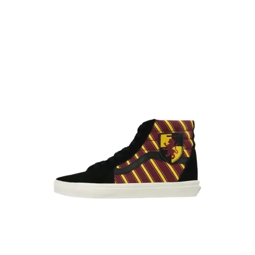 VANS SK8 HI Детские Скейтбординги Высокие Топы Черные Красные KIDS