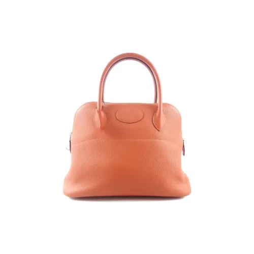 HERMES Bolide Кожа Сумка Женская 9J Feu Пламенный Оранжевый