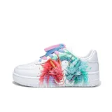 Белый, розовый, зеленый