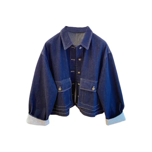 ORIGIN Темно-синие женские джинсовые куртки