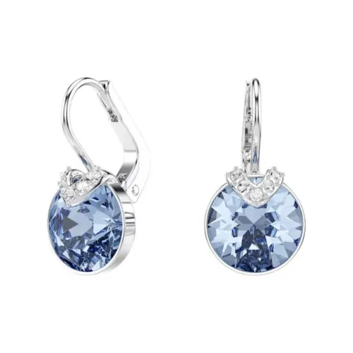 Серьги Crystal Swarovski Женские Blue