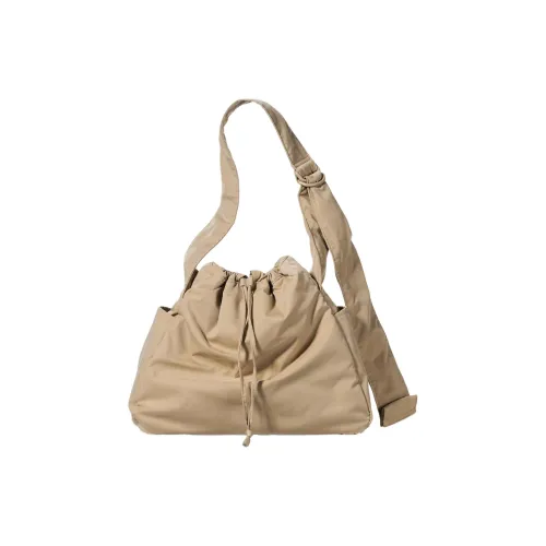 UNIQLO Полиэстер Плечо Сумка Женская Бежевая