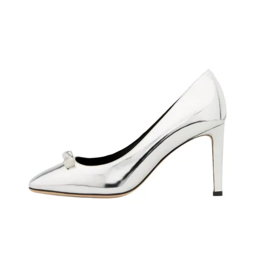 Giuseppe Zanotti GZ Consuelo Низкий каблук Высокие каблуки 8,5 см Женские Серебристый