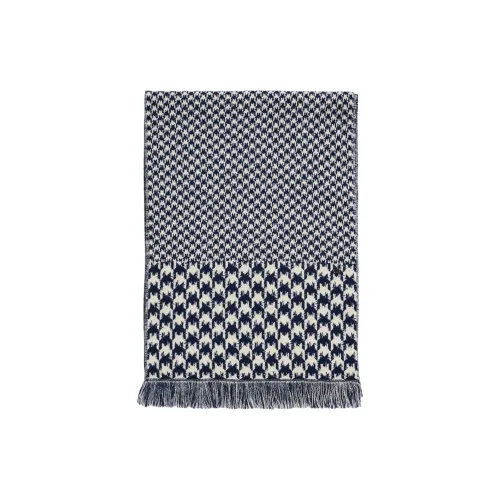 Valentino Новая шерсть вязаные шарфы женские синий белый