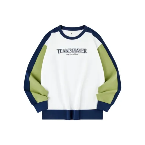 QIAODAN Джордан-белый/Облако Embrace Зеленый Мужские Толстовки