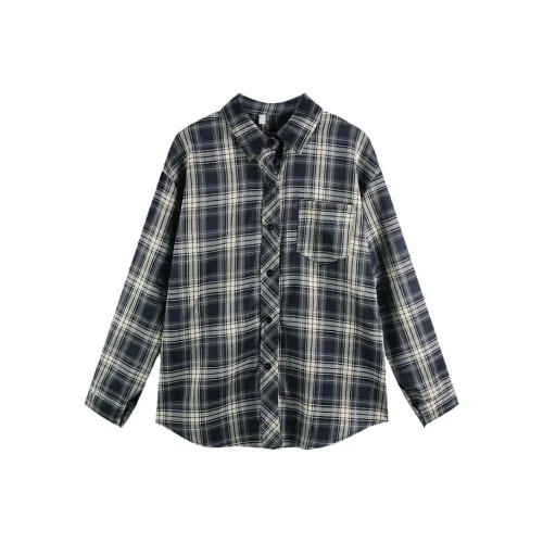 MORii Темно-синие женские рубашки