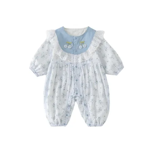 XiaoJinBu Небесно-голубой Детский комбинезон / ползунки