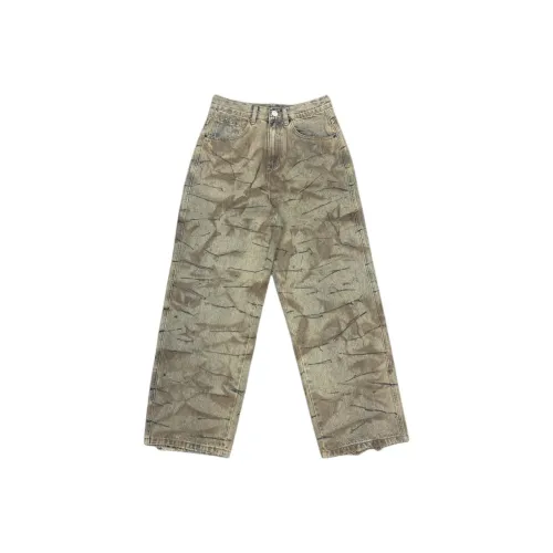 PGKZ Хаки Женские Джинсы