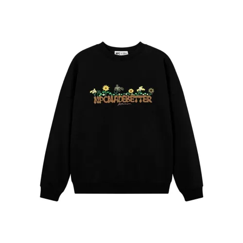 NPC Глубокий Черный Унисекс Свитшоты