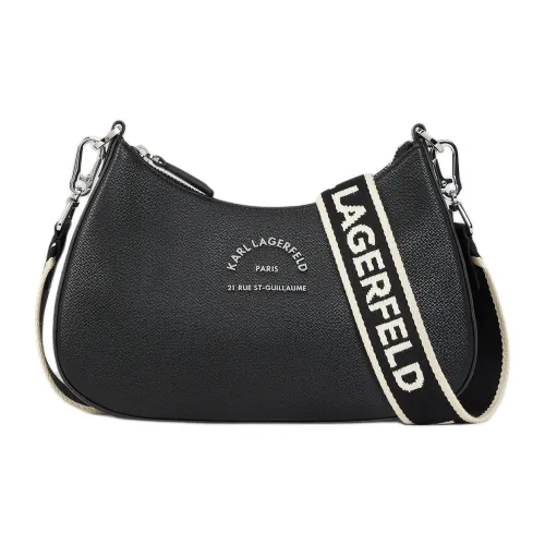 Сумка через плечо из полиуретана Karl Lagerfeld женская черная