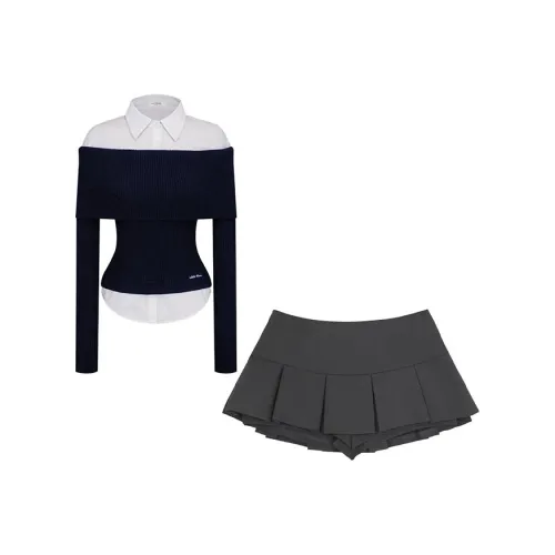 MARIE·COCO Топ+Юбка Женские Комплекты Юбка