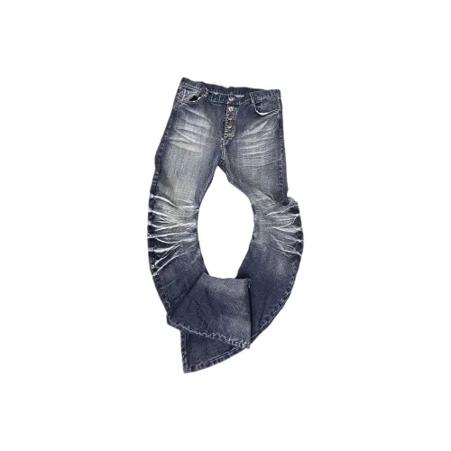 BAOMIKA Blue Unisex Jeans BAOMIKA Синий Унисекс Джинсы