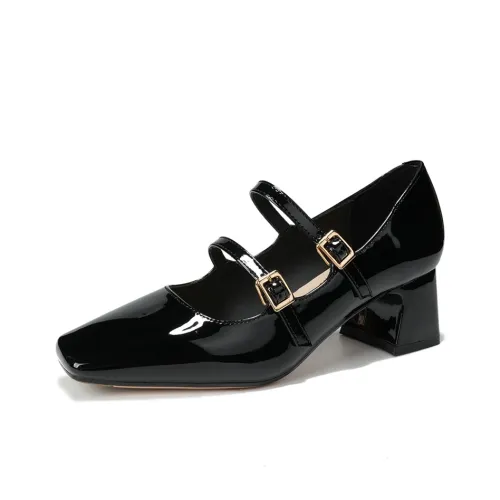 QITUMAUL Грубый каблук Высокие каблуки