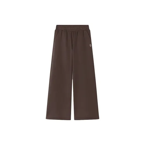 Skechers Вязаные спортивные брюки женские темно-карамельно-коричневый 05U5